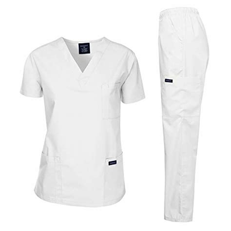 Medical Scrub Suit 23 Colours Xs 5xl Doctors Uniform Er Nursesdentist