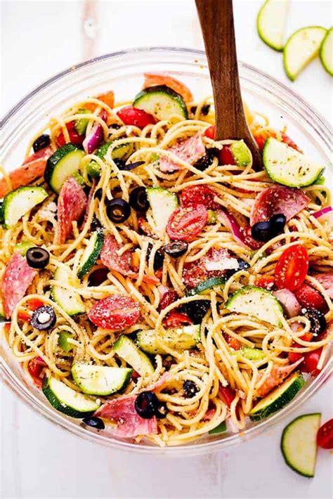 We have assembed a rich collection of spaghetti recipes for you covering many of the regions of italy. Italian Spaghetti Salad | The Recipe Critic