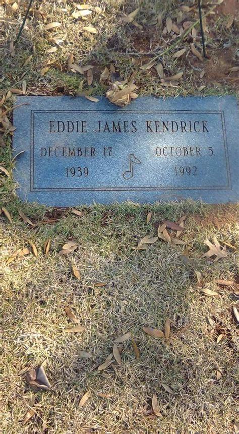 Eddie Kendricks Famous Graves Kendrick Outdoor