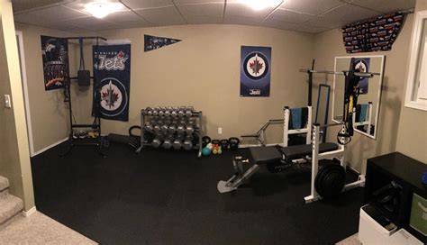 Finally Finished Basement Gym With Flooring And Then Rhomegym