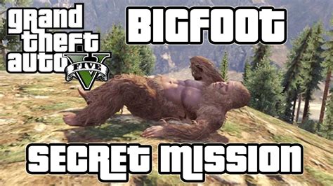 Gta 5 Secret Bigfoot Easter Egg Mission The Last One Gameplay