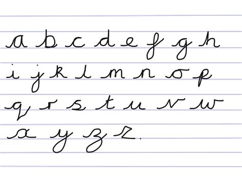 Cursive Writing A To Z Capital And Small Letters 10 Best Cursive Lower Case Letters Printables