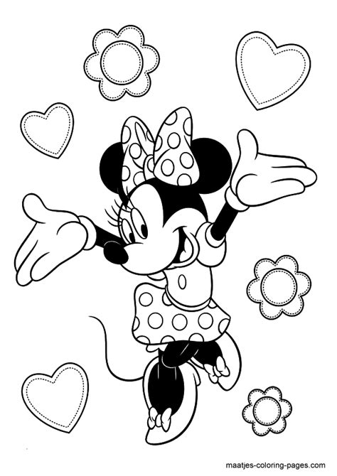 Dibujos De Minnie Mouse Para Colorear Ideas Y Material Gratis Para