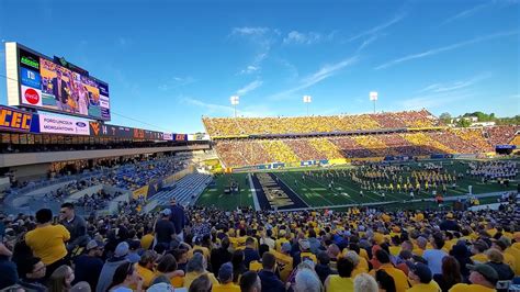 Wvu Pride Of West Virginia Marching Band Half Time Show Homecoming Game