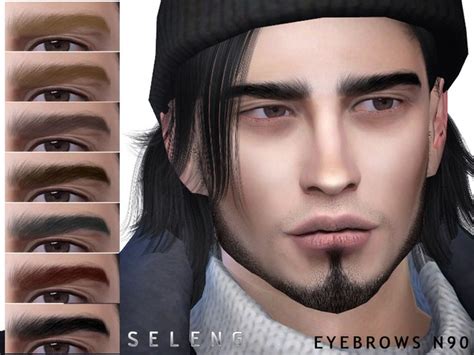 Male Found In Tsr Category Sims 4 Eyebrows In 2020 Eyeshadow