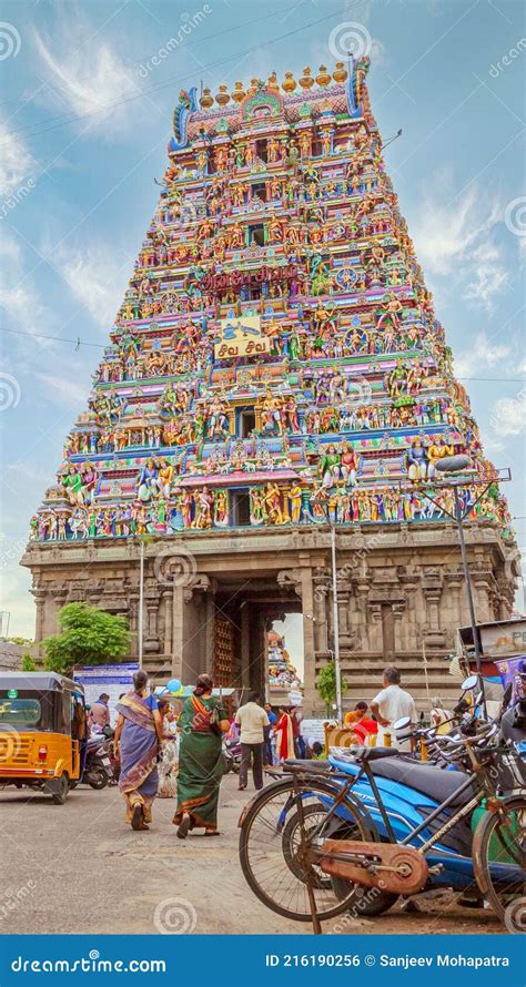 Sri Kapaleeshwarar Temple Chennai India Editorial Photo Image Of