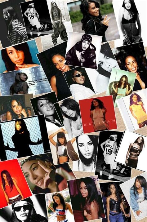 My Pic Collage Of Aaliyah The Exalted One 😊 Rip Beautiful