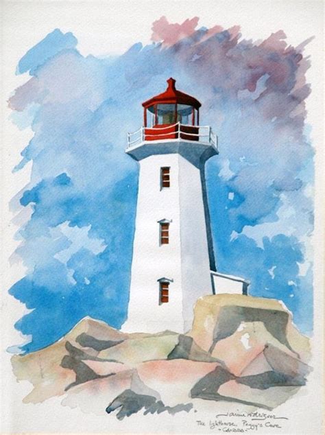 25 Simple And Easy Lighthouse Painting Ideas For Beginners Watercolor