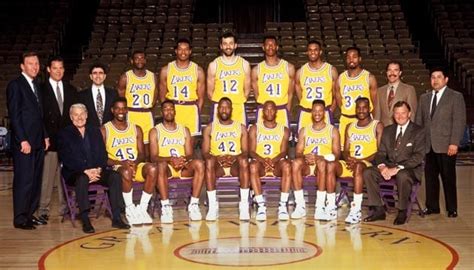 Get to know the 2020 lakers players, including stars lebron james, anthony davis, head coach frank vogel, and the current coaching staff. 1991-92 Los Angeles Lakers Roster, Stats, Schedule And ...