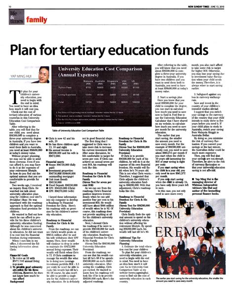 Plan For Tertiary Education Funds Whitman