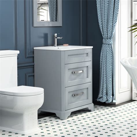 But, whether yours is a personal retreat or a room all the family shares, you can help it on its way to becoming calmer with thoughtful storage, durable and natural finishes, and accessories that are as attractive as they are practical. Old England Maralyn 2 Draw 60 Bathroom Vanity Unit And ...