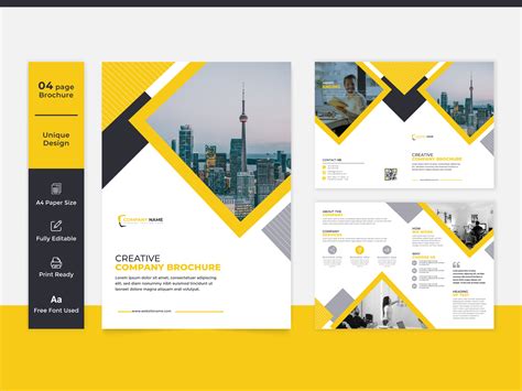 Corporate Brochure Profile Template By Kamrul Islam 🏆 On Dribbble