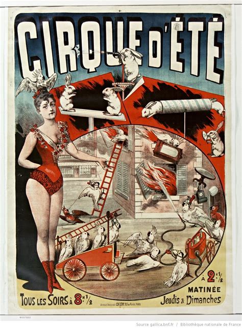 Cirque d'été [animaux savants] : [affiche] / [Ch. Levy] | Vieux cirque, Cirque, Affiche de cirque