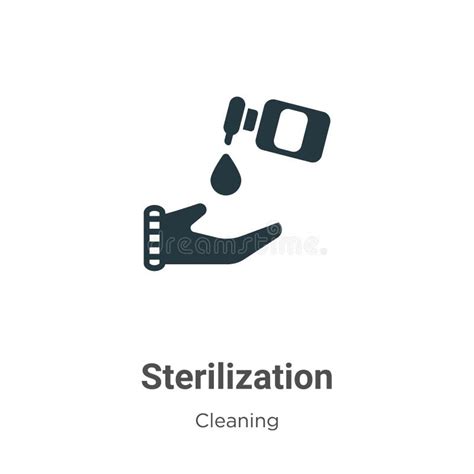 Icona Di Sterilizzazione Nello Stile Davanguardia Di Progettazione