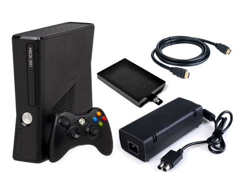 Microsoft Xbox 360 Slim 250gb S System Console Black