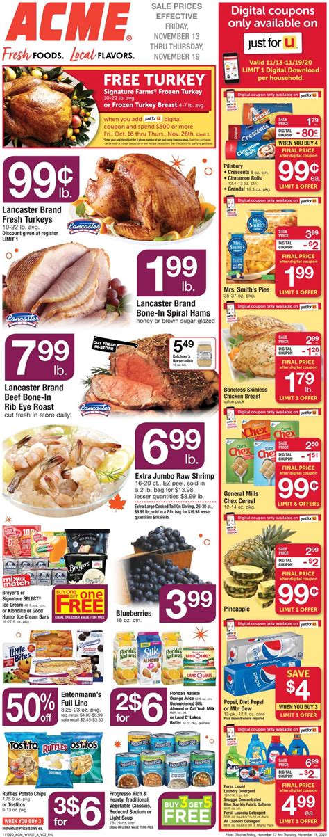 Acme Current Weekly Ad 1113 11192020 Frequent