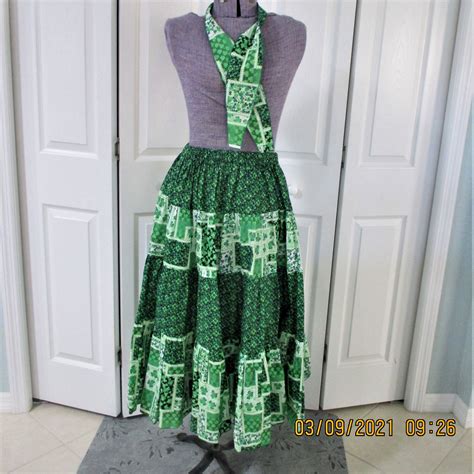 A Square Dance Prairie Skirt Waist 2844 Etsy