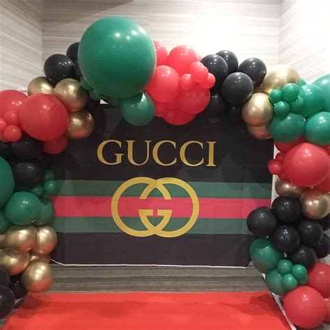 Gucci Banner ️ In 2021 Backdrops For Parties Birthday Party Party