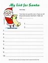 Print Your Christmas Wish List for Santa