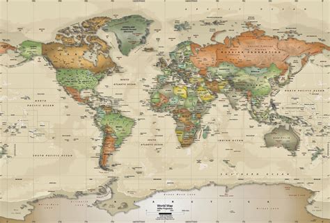 74 World Map Wallpapers