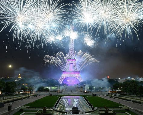 Eiffel Tower Fireworks 56739
