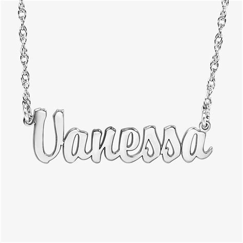 Personalized Cursive Name Necklace Jcpenney