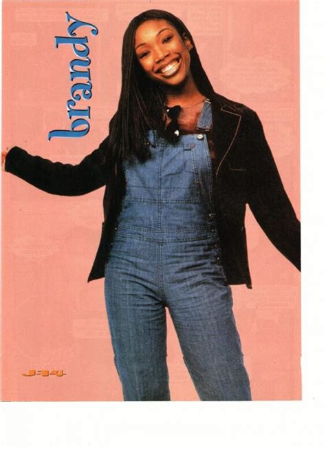Brandy Teen Magazine Pinup Clipping J Overalls Teen Stars Forever Pinups