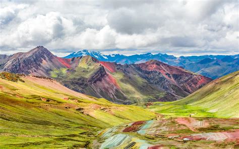 Vinicunca Or Rainbow Mountain Pitumarca District Peru Perrella