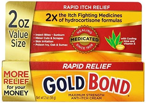 Gold Bond Rapid Relief Anti Itch Cream 2 Oz Medcare Wholesale