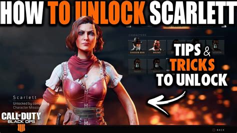 How To Unlock Scarlett In Black Ops 4 Blackout How To Unlock Zombie