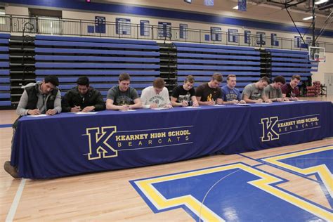 Ten Bearcats Sign To Extend Athletic Careers Kearney High School News