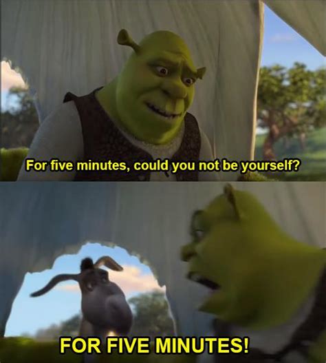 Shrek Yelling At Donkey Rmemetemplatesofficial