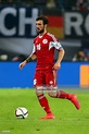 Nika Kvekveskiri of Georgia runs with the ball during the UEFA EURO ...
