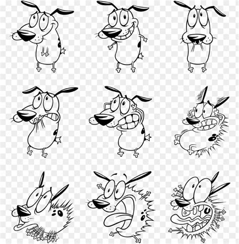 Courage The Cowardly Dog Coloring Sheets All About Cow Photos