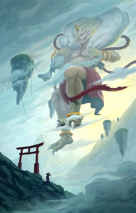 Japanese mythology, Mythological creatures, Concept art characters