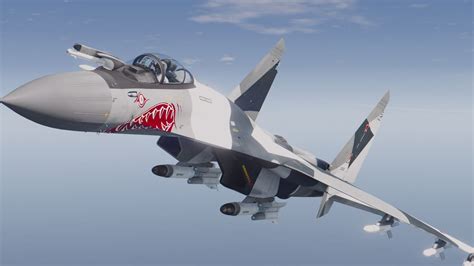 Su 35s Flanker E Custom Weapons Add On Gta 5 Mod