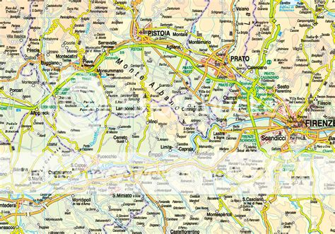 Toscana Cartina Stradale Regionale Carta Mappa Belletti My Xxx Hot Girl