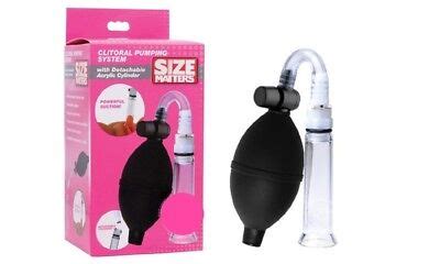 Size Matters Clitoral Pumping System W Detachable Acrylic Cylinder Sex Toy New Ebay