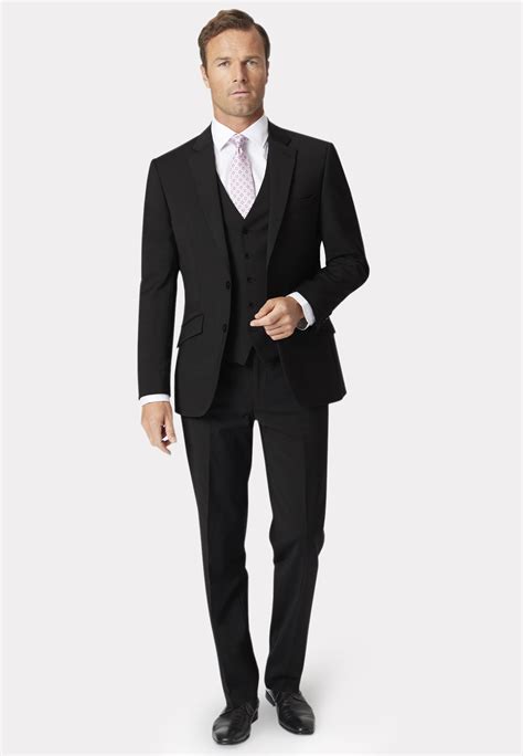 Avalino Black Suit Jacket Suit Jackets Jackets Slim 42s