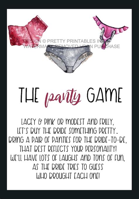 instant download drop your panties sign and insert drop your etsy