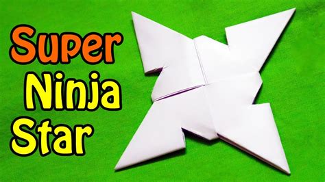 Super Ninja Star Easy Origami Youtube