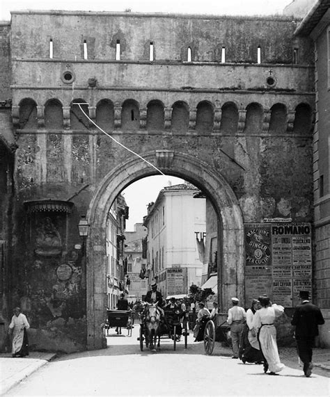 Porta Settimiana 1907 Foto Inedita Di Porta Settiminana Siamo All