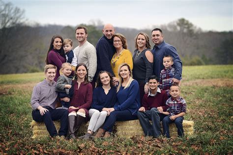 Family pictures maroon, navy blue, and mustard yellow | Family portrait