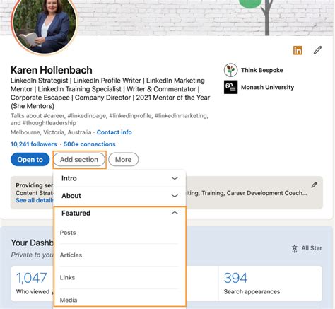 How To Use The Linkedin Featured Section On Your Profile