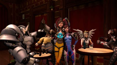 Overwatch Post Mission Drinks Sfm By Stealthynoodle4 On Deviantart