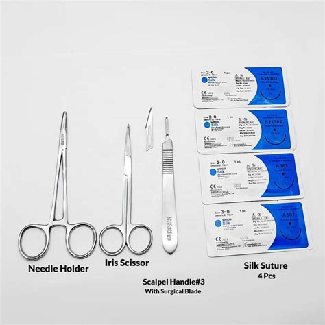 Basic Surgical Suture Kit Of 8 Pcs Dental Point Pty Ltd