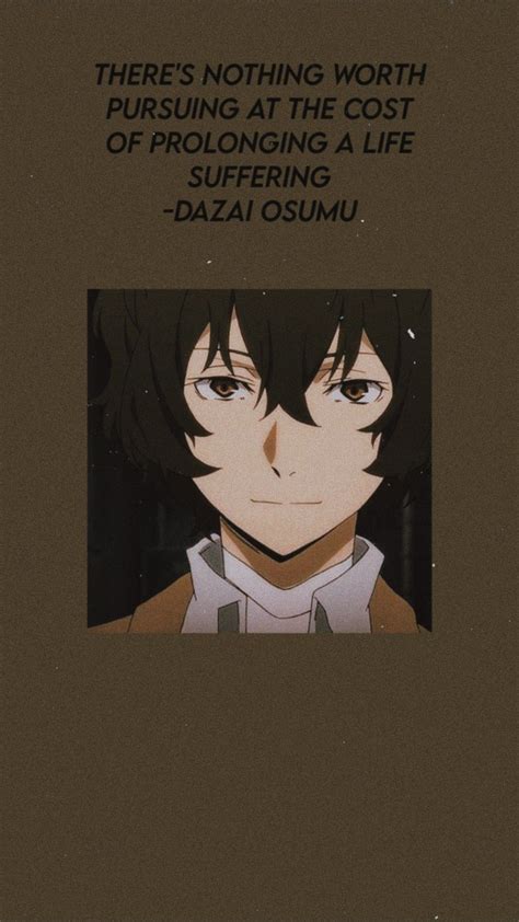 Aesthetic Quote Wallpaper Anime Quotes Inspirational Bungou Stray