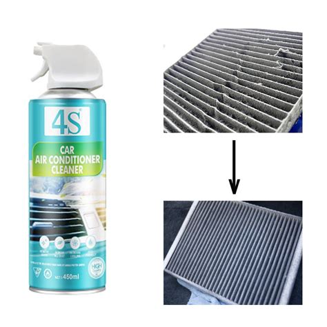 4S Car Air Conditioner Cleaner Removes Dust Dirt