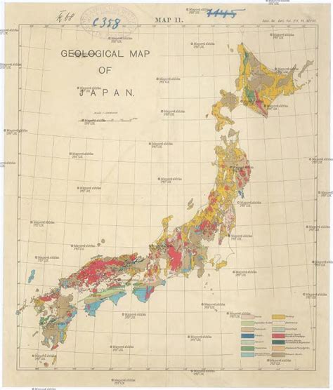 Geological information is often essential for many water and sanitation projects. Geological map of Japan