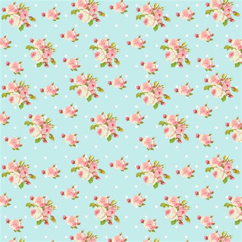 Shabby Chic Papers Small Roses Blue Shabby Chic Paper Shabby Chic